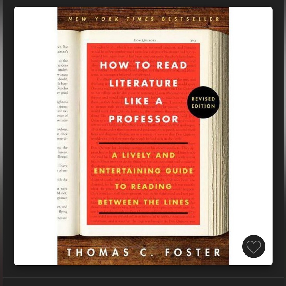 How to Read Literature like a Professor book by Thomas C. Foster